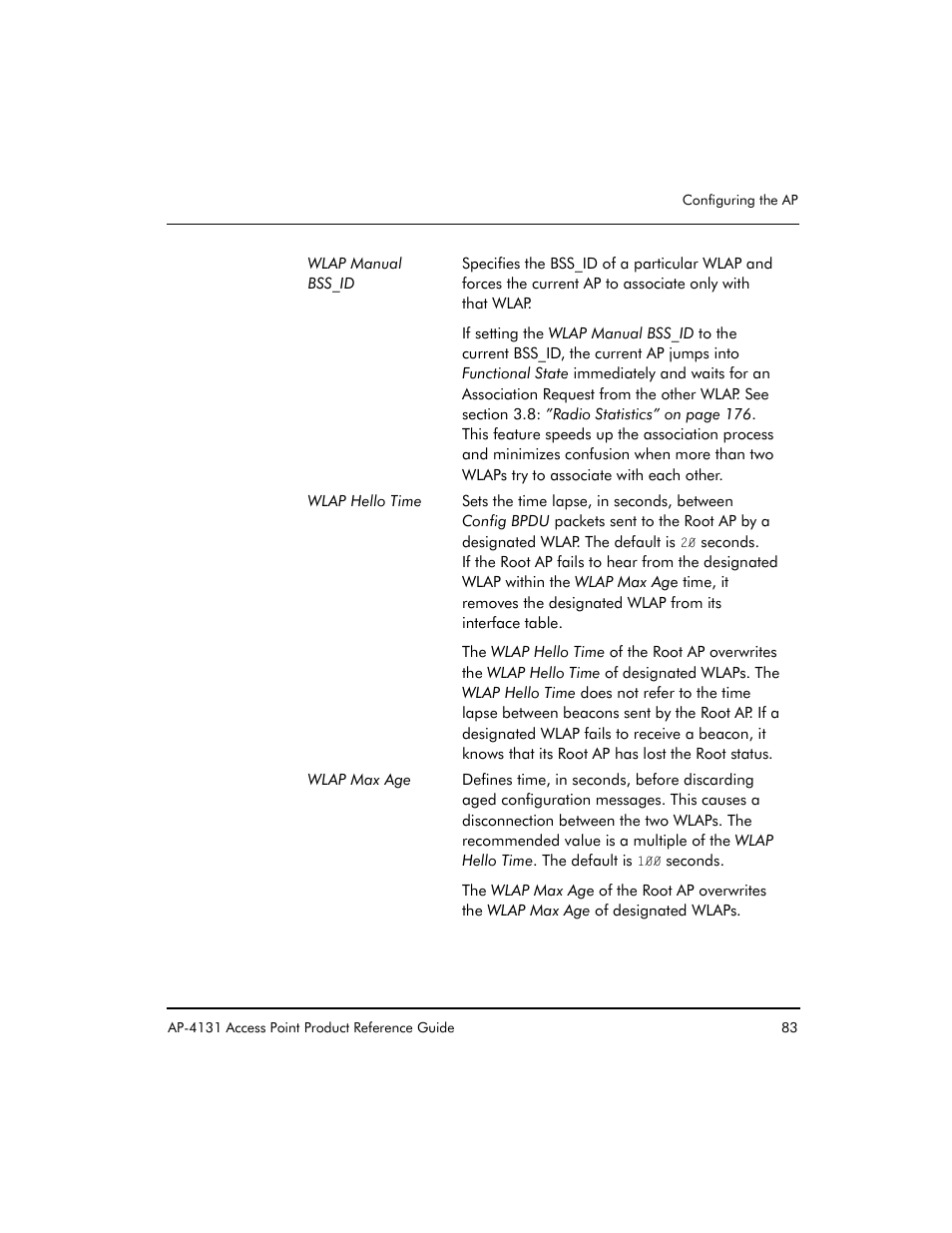 Symbol Technologies Spectrum24 AP-4131 User Manual | Page 93 / 250