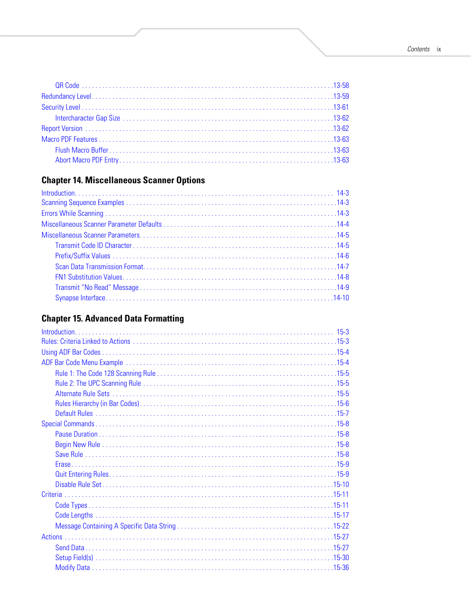 Symbol Technologies DS 6608 User Manual | Page 11 / 396