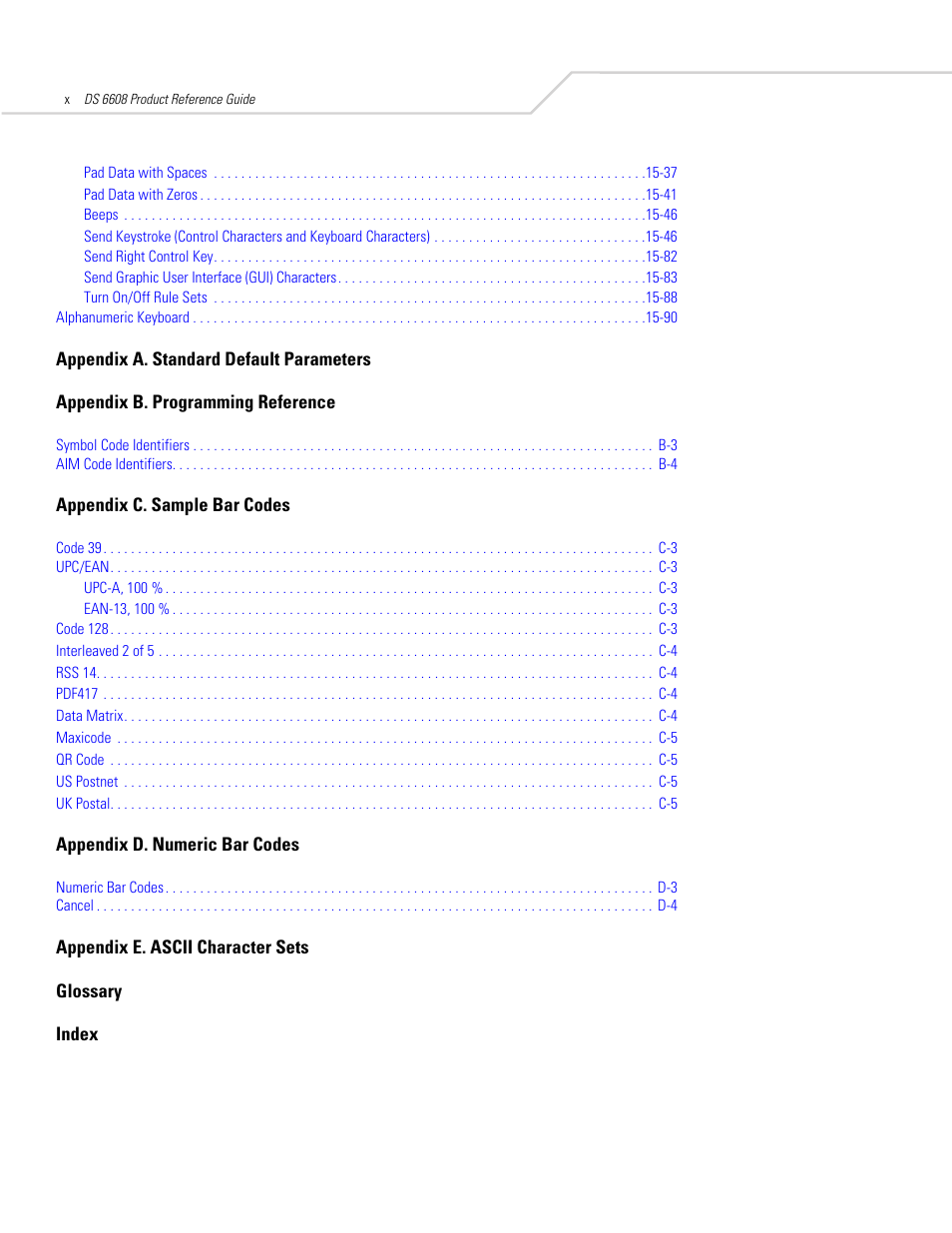 Symbol Technologies DS 6608 User Manual | Page 12 / 396