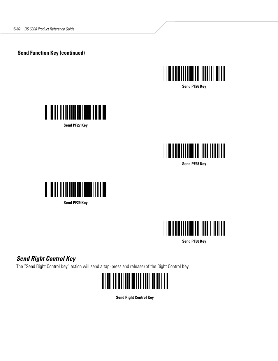 Send right control key, Send right control key -82 | Symbol Technologies DS 6608 User Manual | Page 314 / 396