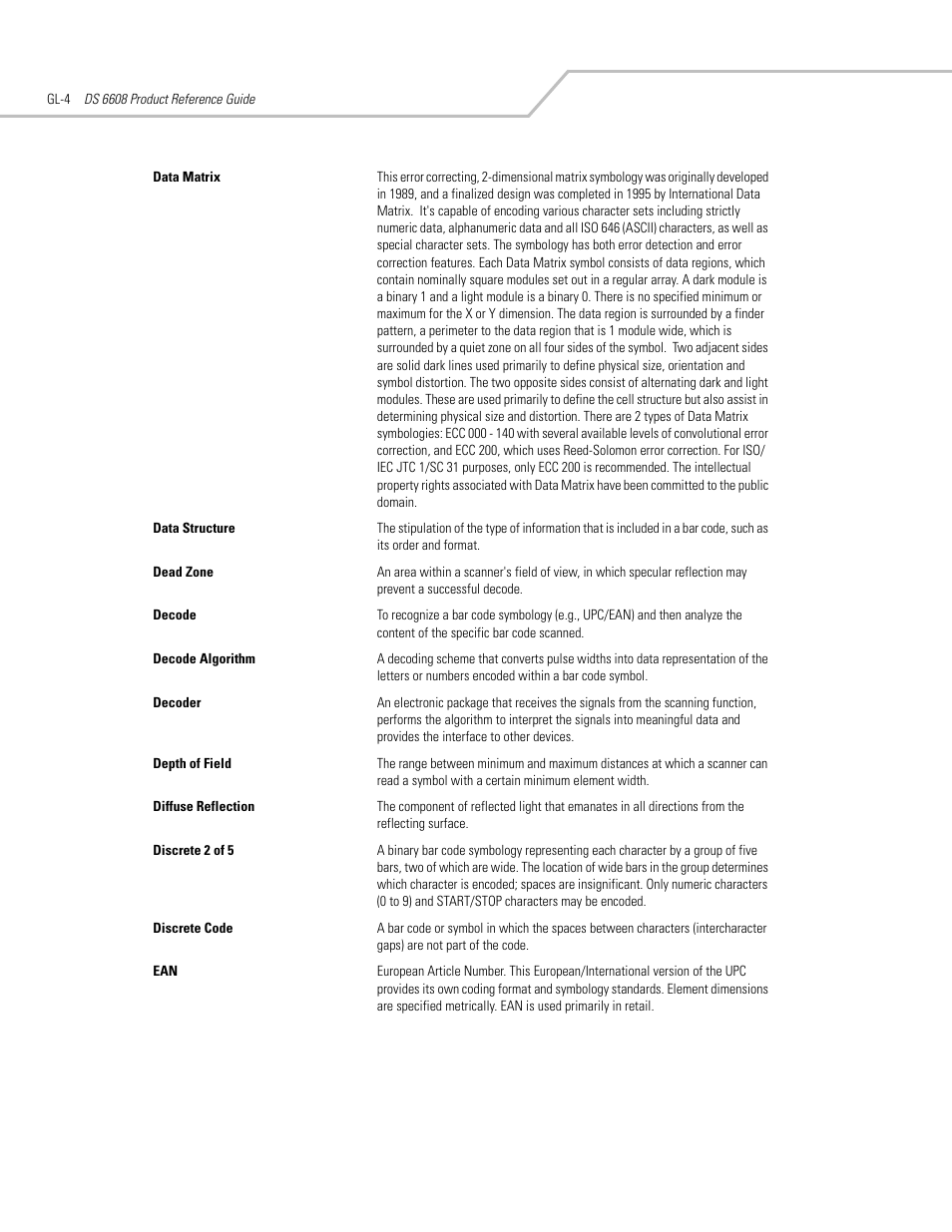 Symbol Technologies DS 6608 User Manual | Page 380 / 396