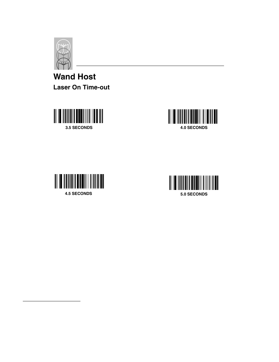 Wand host, Laser on time-out | Symbol Technologies LS 3603 User Manual | Page 106 / 138