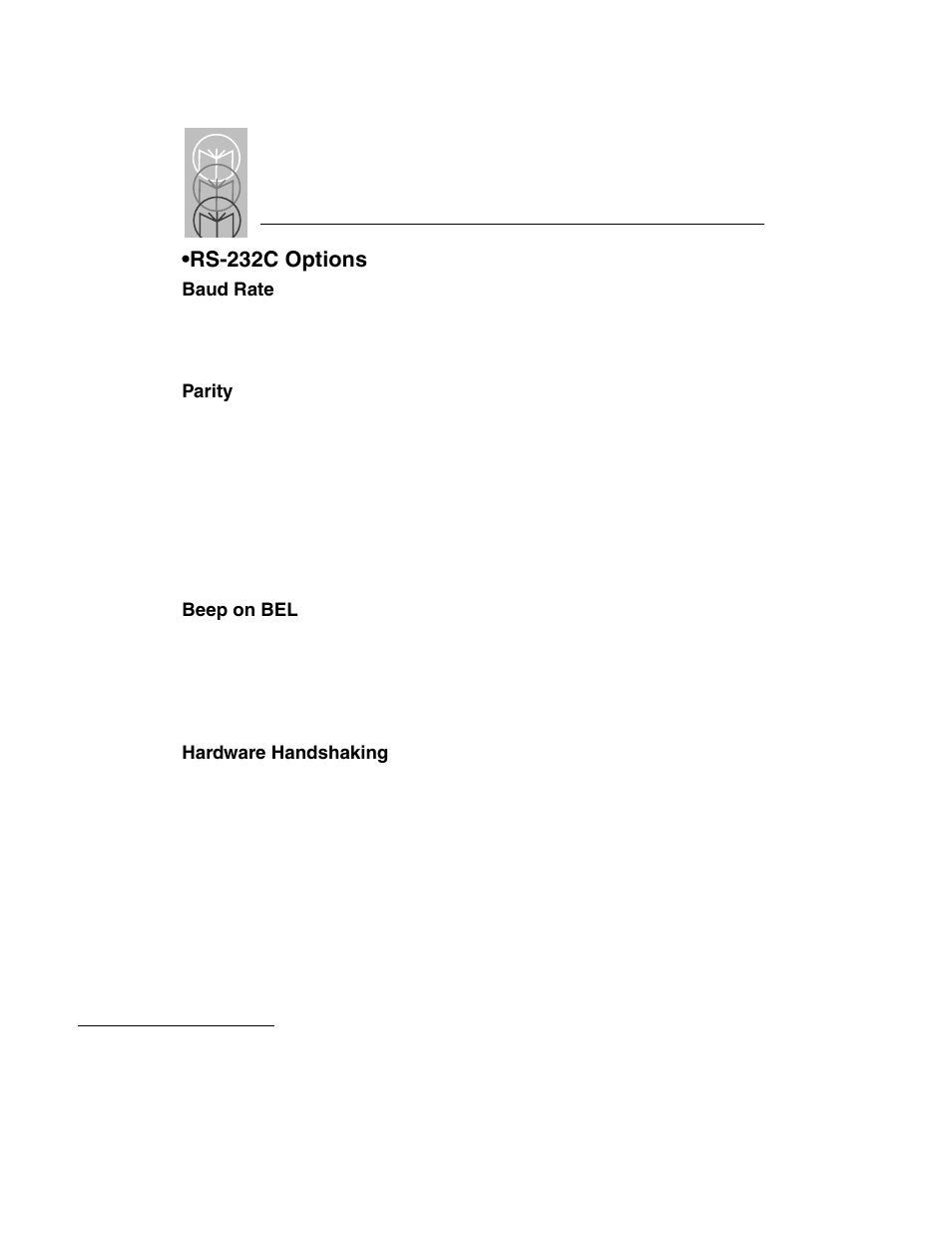 Rs-232c options, Rs-232c options -10 | Symbol Technologies LS 3603 User Manual | Page 38 / 138