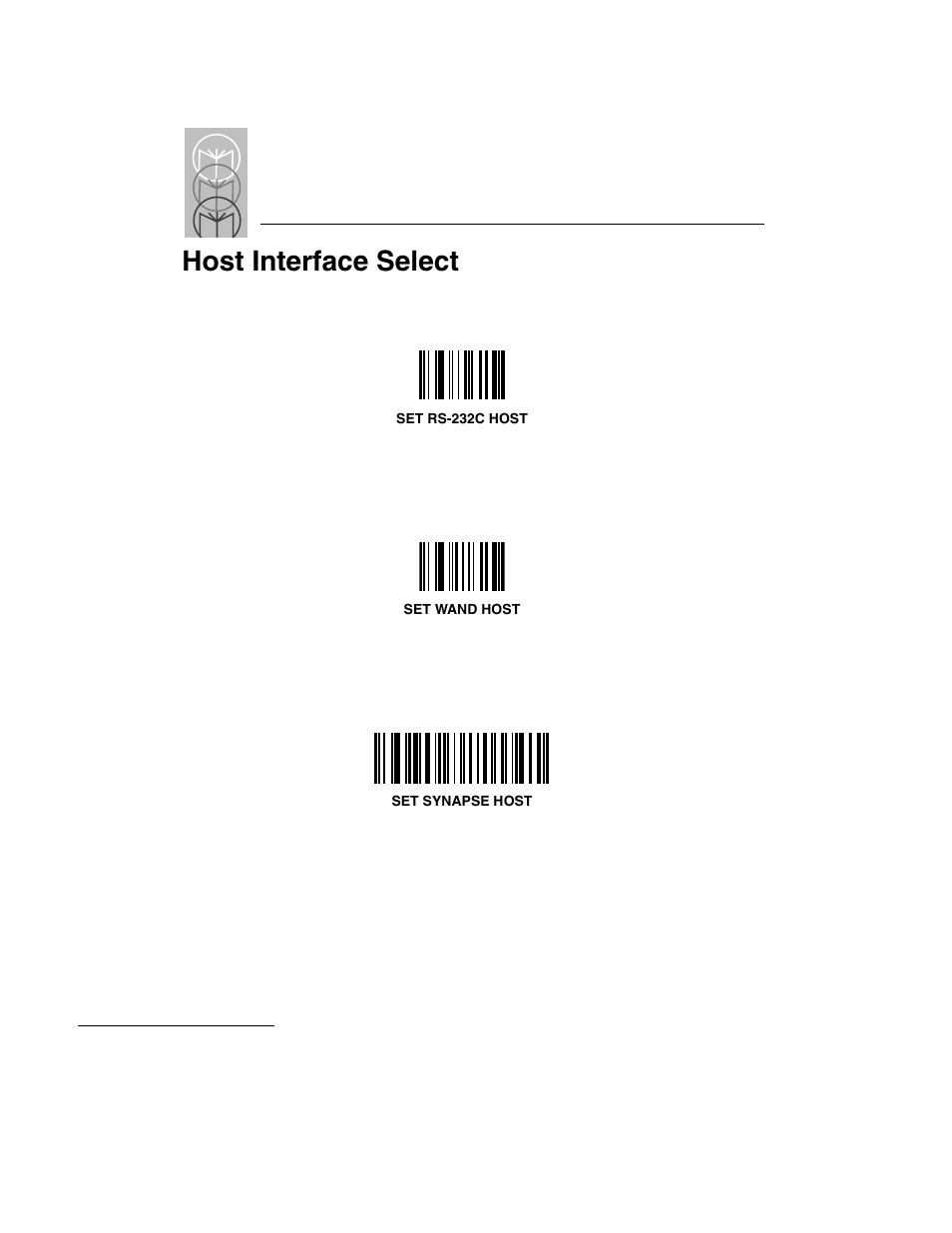 Host interface select, Host interface select -4 | Symbol Technologies LS 3603 User Manual | Page 64 / 138