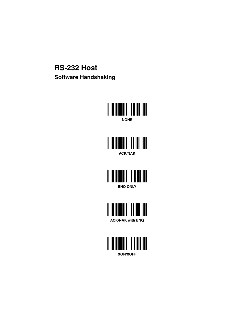 Software handshaking, Software handshaking -33, Rs-232 host | Symbol Technologies LS 3603 User Manual | Page 93 / 138