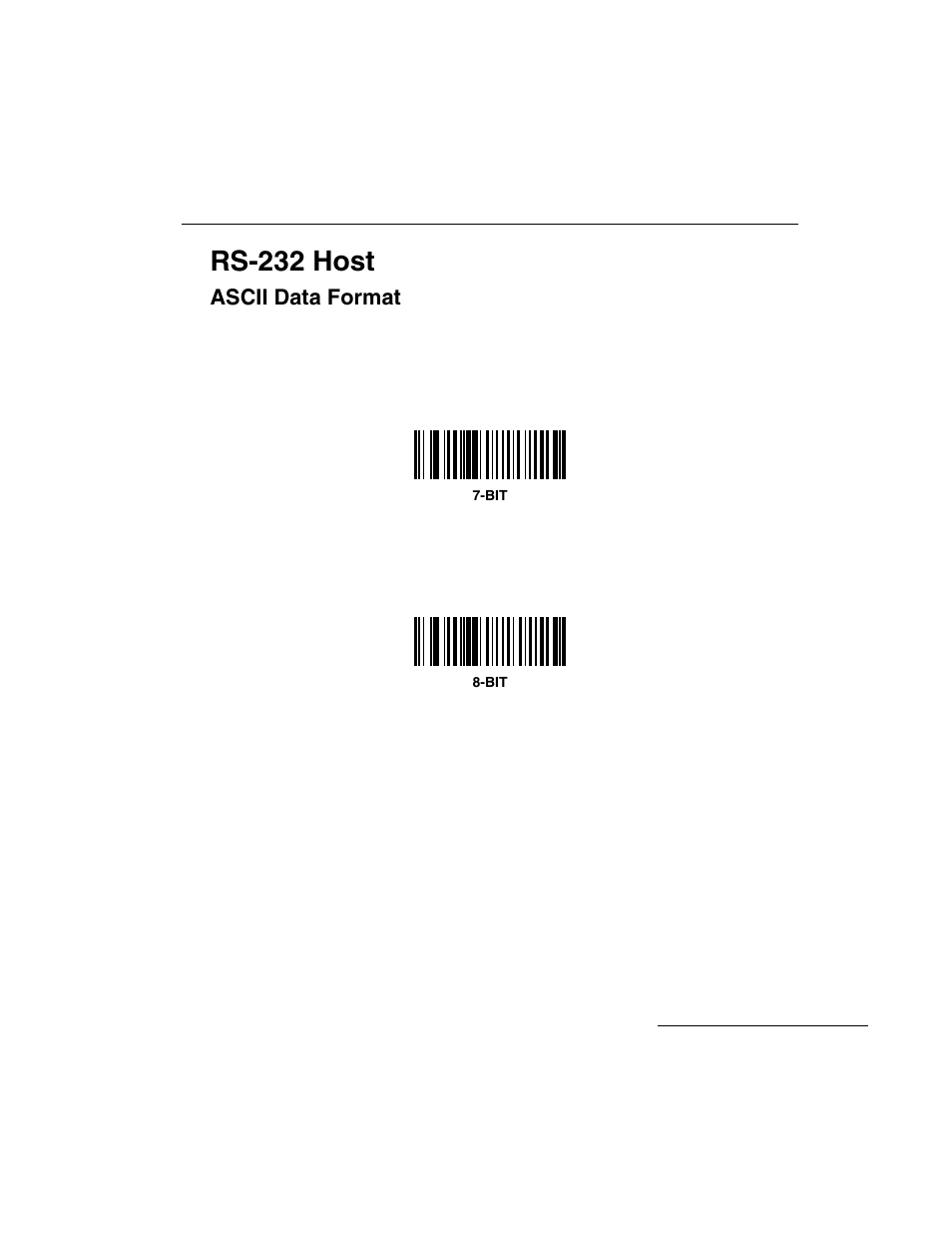 Ascii data format, Ascii data format -35, Rs-232 host | Symbol Technologies LS 3603 User Manual | Page 95 / 138