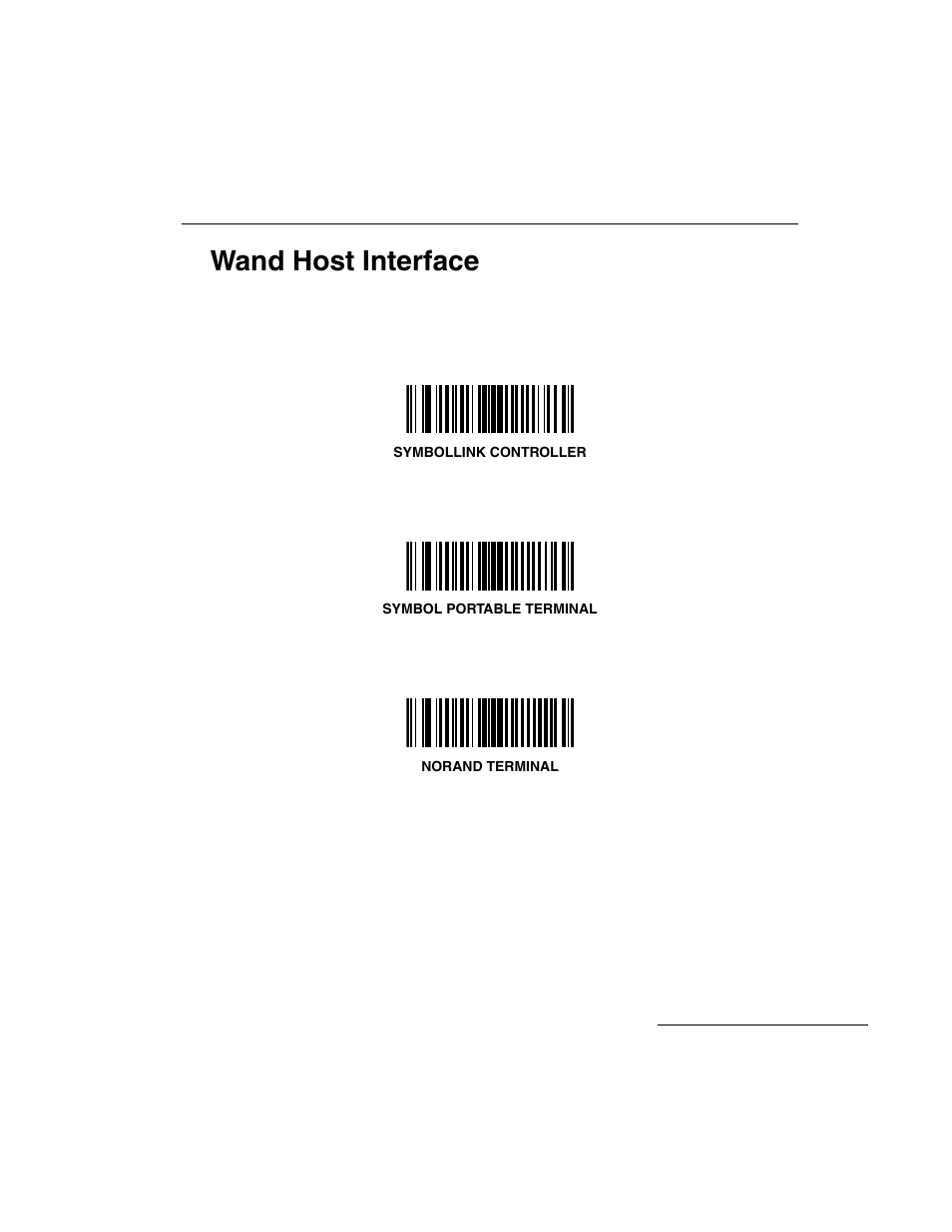 Wand host interface, Wand host interface -37 | Symbol Technologies LS 3603 User Manual | Page 97 / 138