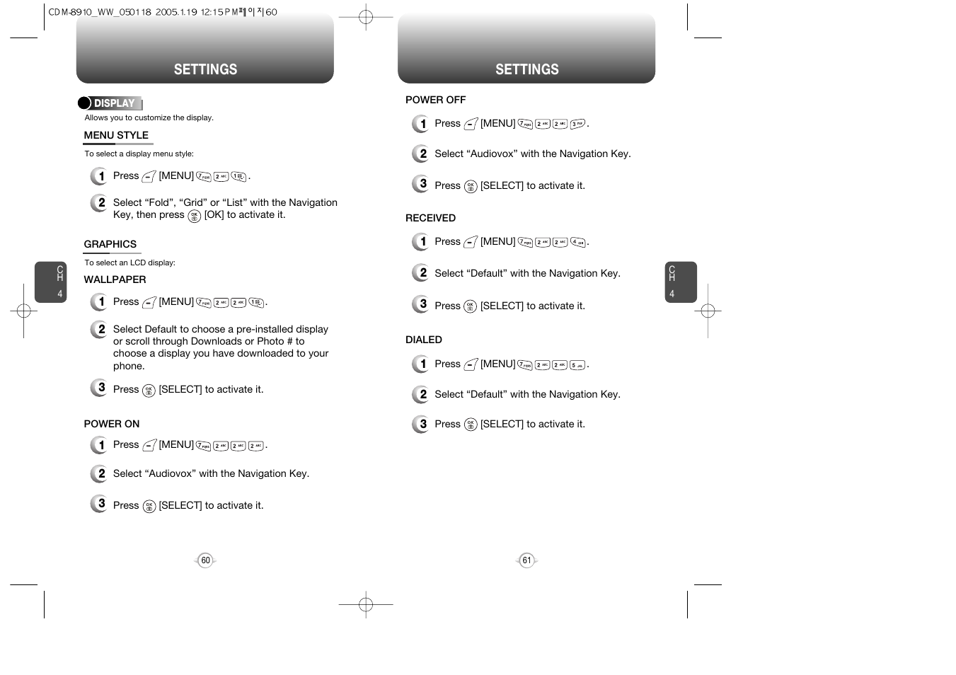 Symbol Technologies CDM-8910WW User Manual | Page 31 / 70