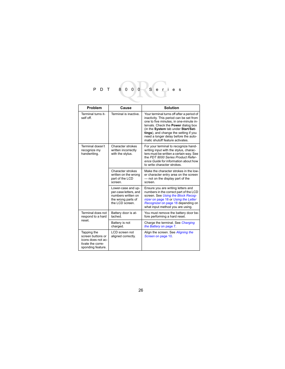 Symbol Technologies PDT 8000 Series User Manual | Page 28 / 44