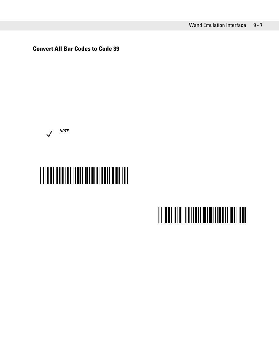 Convert all bar codes to code 39, Convert all bar codes to code 39 -7 | Symbol Technologies DS6708 User Manual | Page 125 / 382