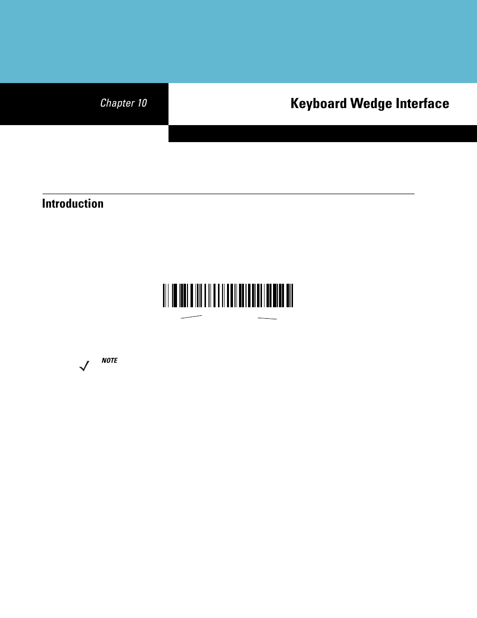 Keyboard wedge interface, Introduction, Chapter 10: keyboard wedge interface | Introduction -1, Chapter 10 | Symbol Technologies DS6708 User Manual | Page 127 / 382