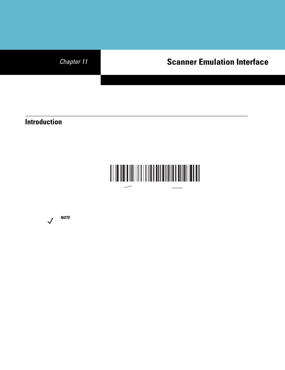 Scanner emulation interface, Introduction, Chapter 11: scanner emulation interface | Introduction -1, Chapter 11 | Symbol Technologies DS6708 User Manual | Page 151 / 382