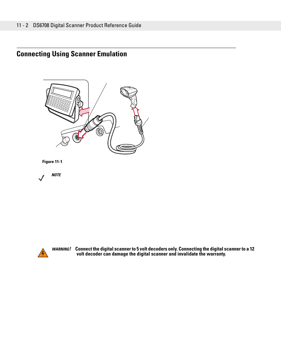 Connecting using scanner emulation, Connecting using scanner emulation -2 | Symbol Technologies DS6708 User Manual | Page 152 / 382