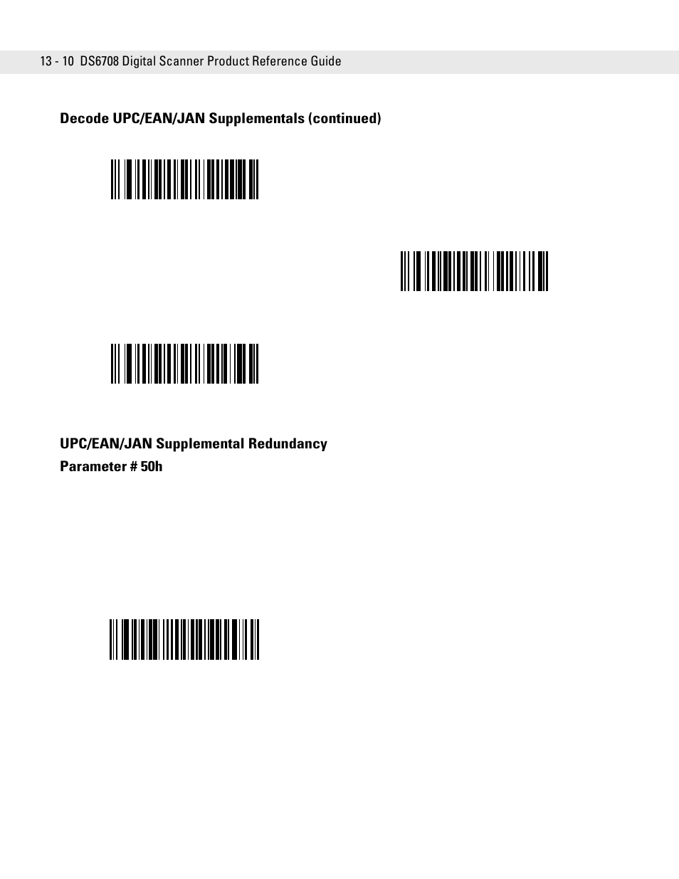 Upc/ean/jan supplemental redundancy, Upc/ean/jan supplemental redundancy -10 | Symbol Technologies DS6708 User Manual | Page 172 / 382