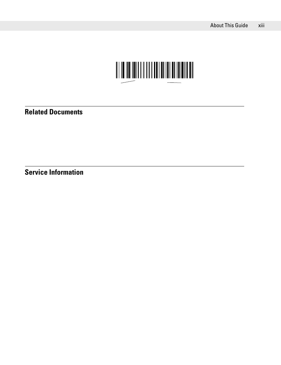 Related documents, Service information | Symbol Technologies DS6708 User Manual | Page 19 / 382