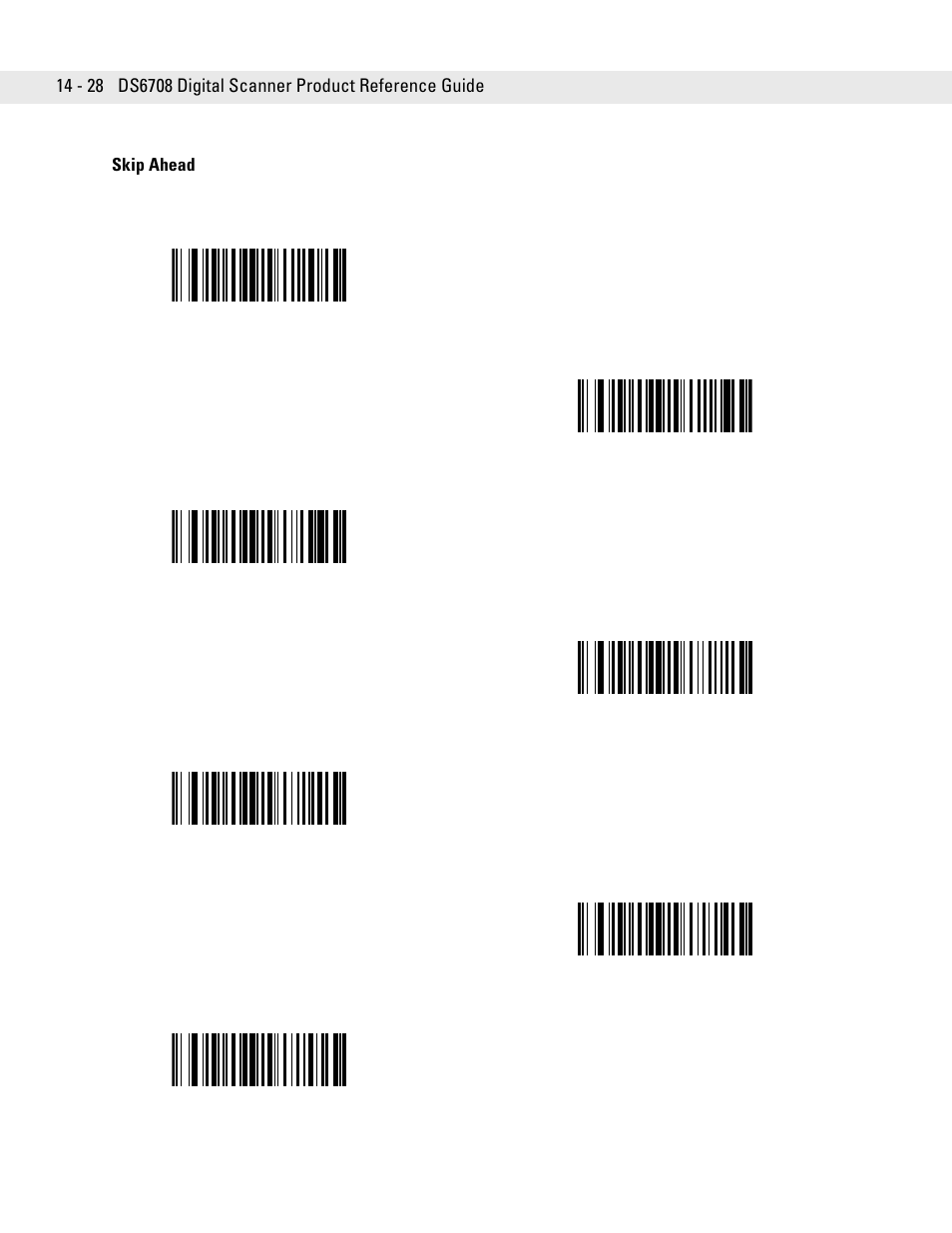 Skip ahead, Skip ahead -28 | Symbol Technologies DS6708 User Manual | Page 252 / 382