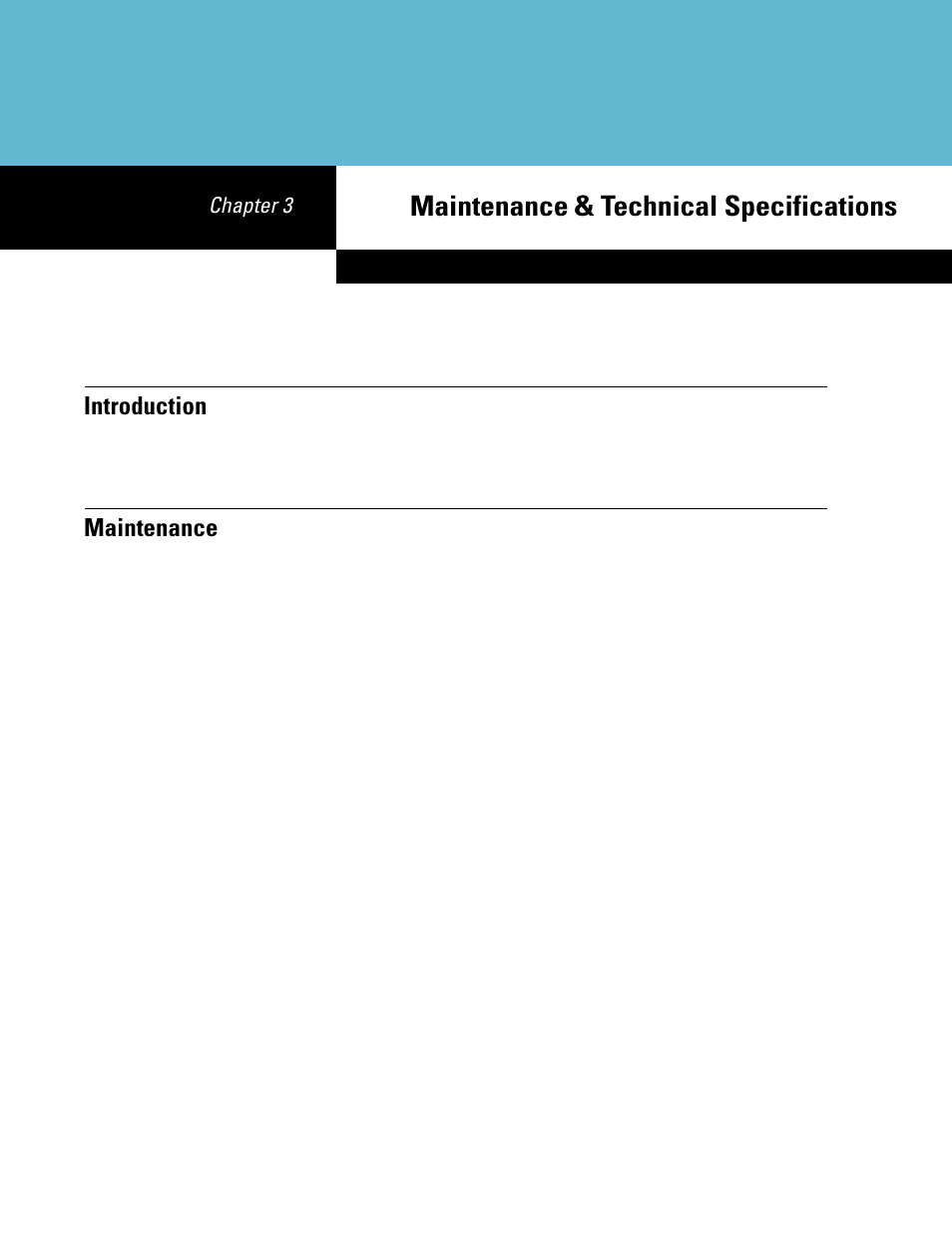 Maintenance & technical specifications, Introduction, Maintenance | Chapter 3: maintenance & technical specifications, Introduction -1 maintenance -1, Chapter 3 | Symbol Technologies DS6708 User Manual | Page 37 / 382