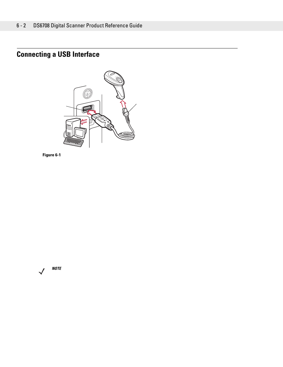 Connecting a usb interface, Connecting a usb interface -2 | Symbol Technologies DS6708 User Manual | Page 68 / 382