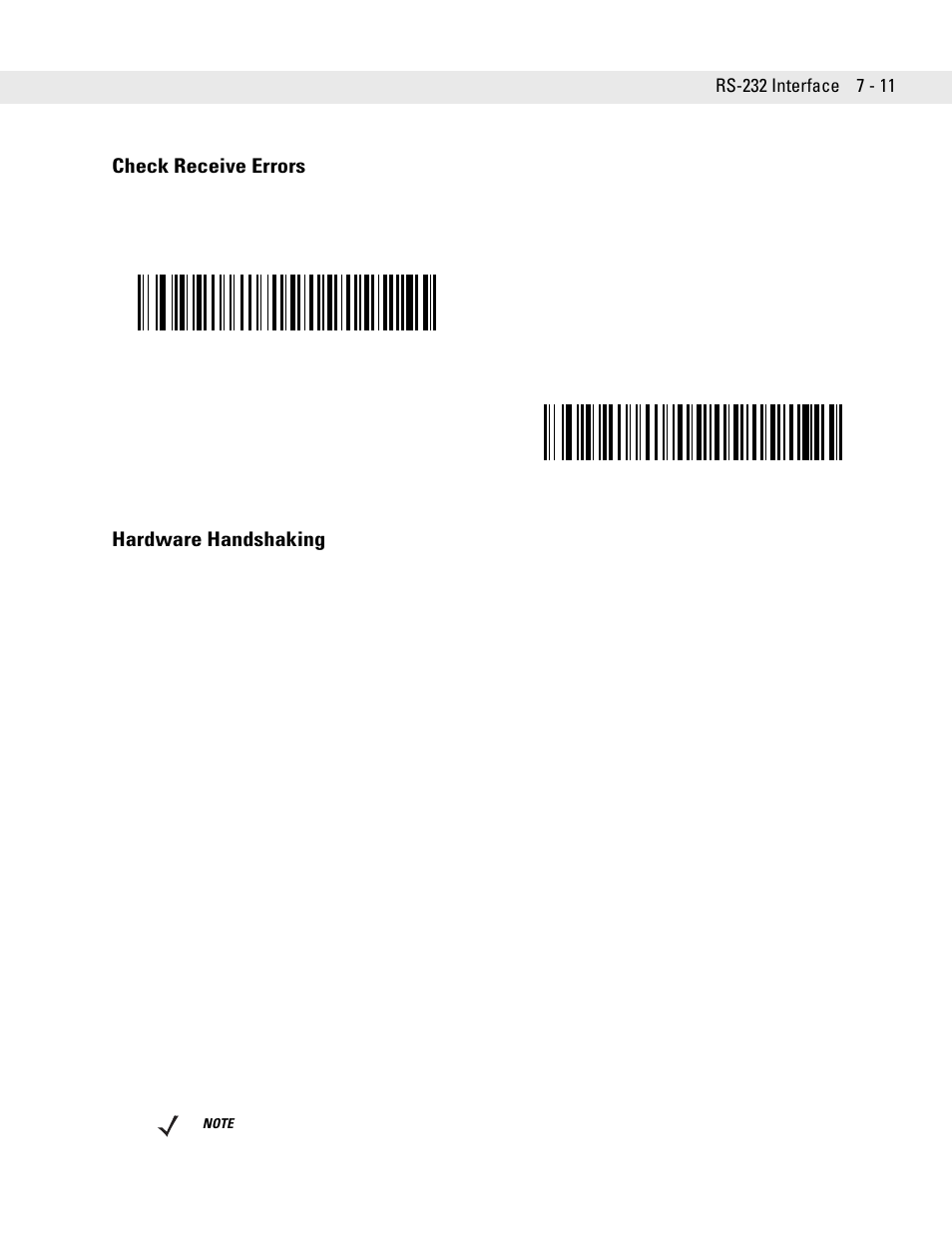 Check receive errors, Hardware handshaking, Check receive errors -11 hardware handshaking -11 | Symbol Technologies DS6708 User Manual | Page 99 / 382