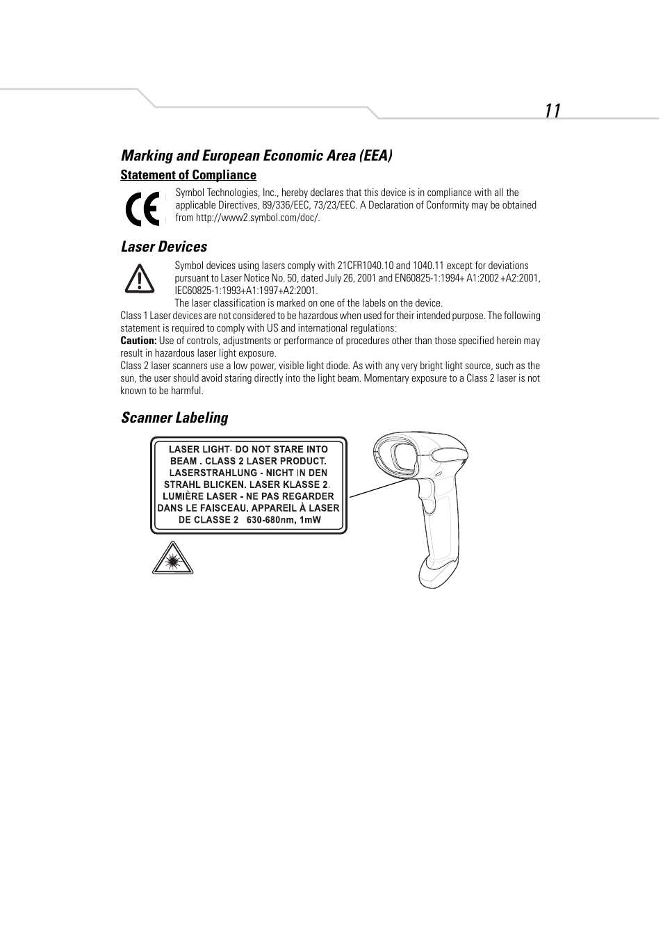 Symbol Technologies LS 4208 User Manual | Page 13 / 16