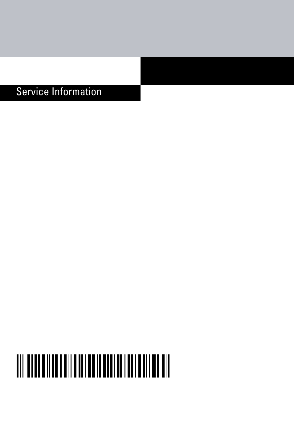 Back cover, Service information | Symbol Technologies P370 User Manual | Page 16 / 16