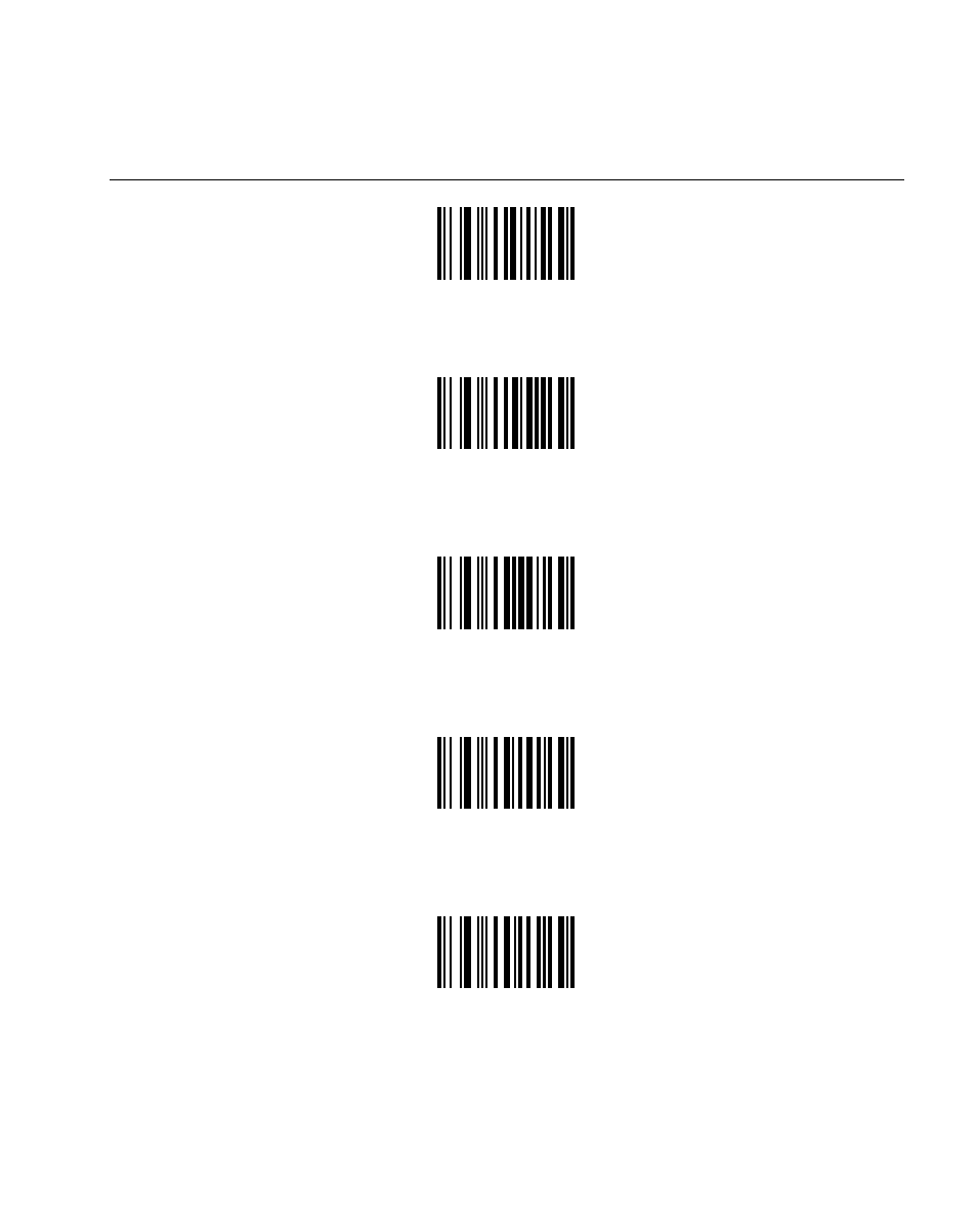 Numeric bar codes (continued) | Symbol Technologies P470 User Manual | Page 175 / 208