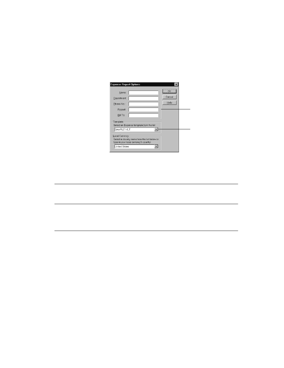 Expense menu commands, Expense menu commands -15 | Symbol Technologies SPT 1700 User Manual | Page 169 / 394