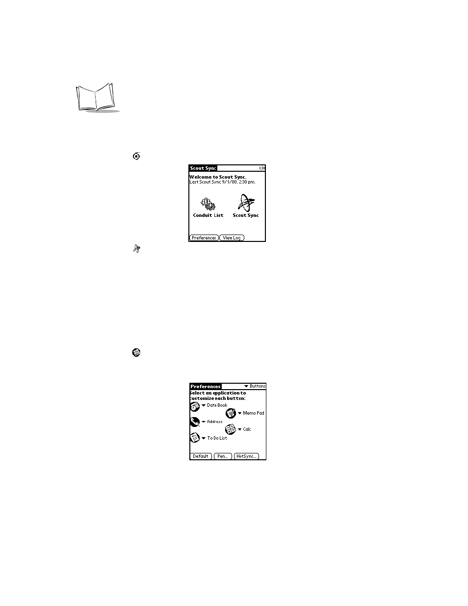 Performing a synchronization, Automatically synchronizing using a cradle | Symbol Technologies SPT 1700 User Manual | Page 202 / 394