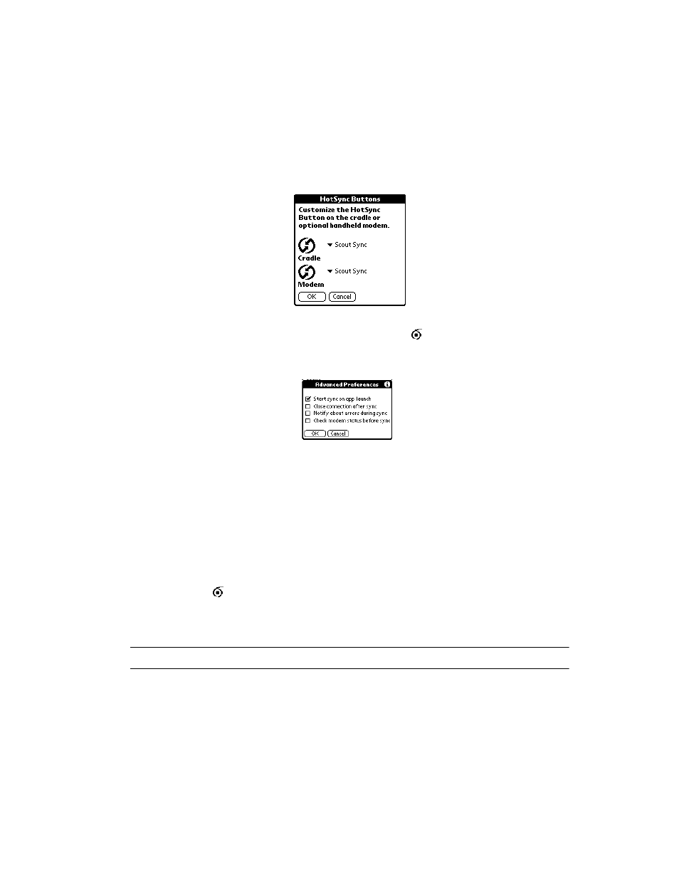Viewing the synchronization log, Viewing the synchronization log -7 | Symbol Technologies SPT 1700 User Manual | Page 203 / 394