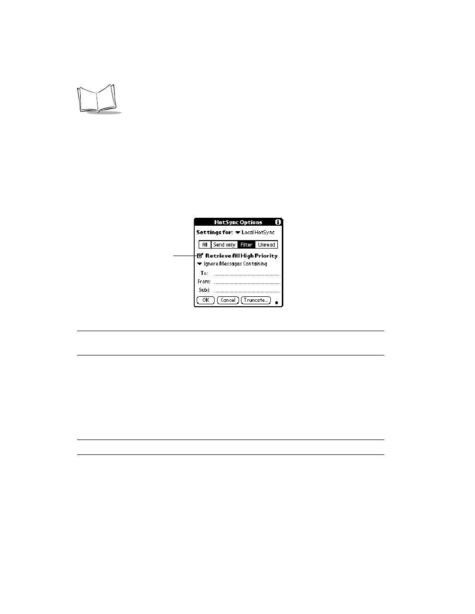 High-priority messages, Truncating messages, High-priority messages -26 truncating messages -26 | Symbol Technologies SPT 1700 User Manual | Page 252 / 394