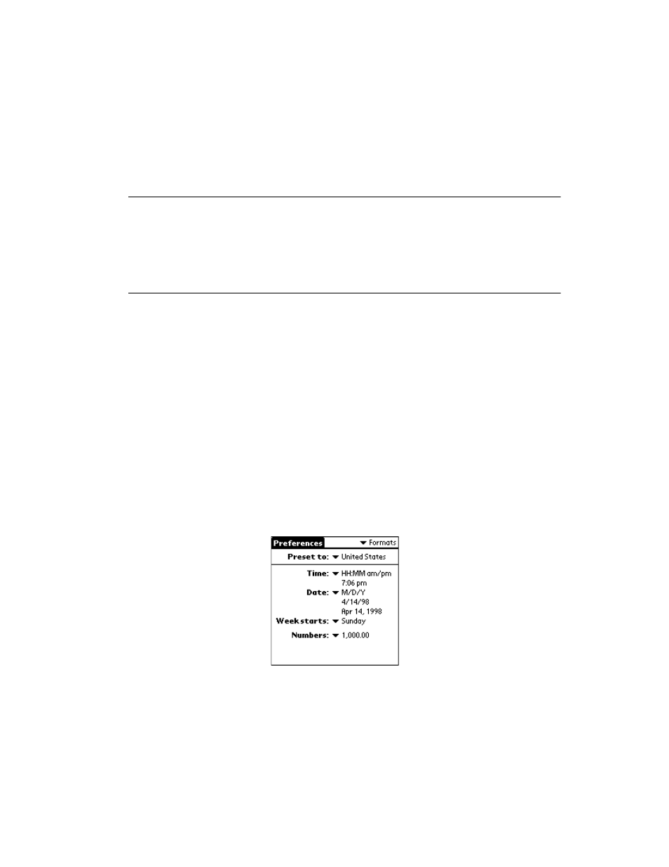 Digitizer preferences, Formats preferences, Country default | Digitizer preferences -9 formats preferences -9, Country default -9 | Symbol Technologies SPT 1700 User Manual | Page 275 / 394