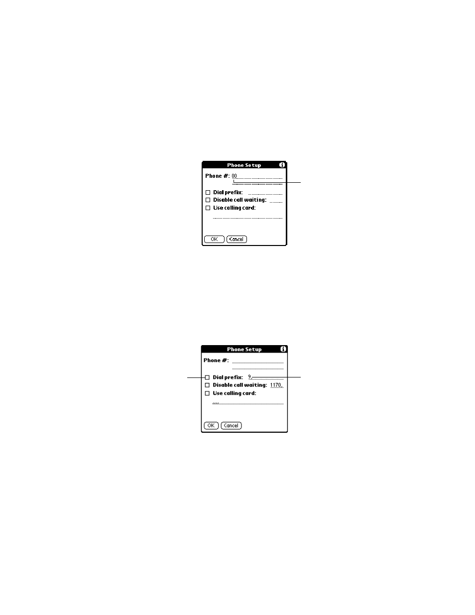 Entering a prefix | Symbol Technologies SPT 1700 User Manual | Page 283 / 394