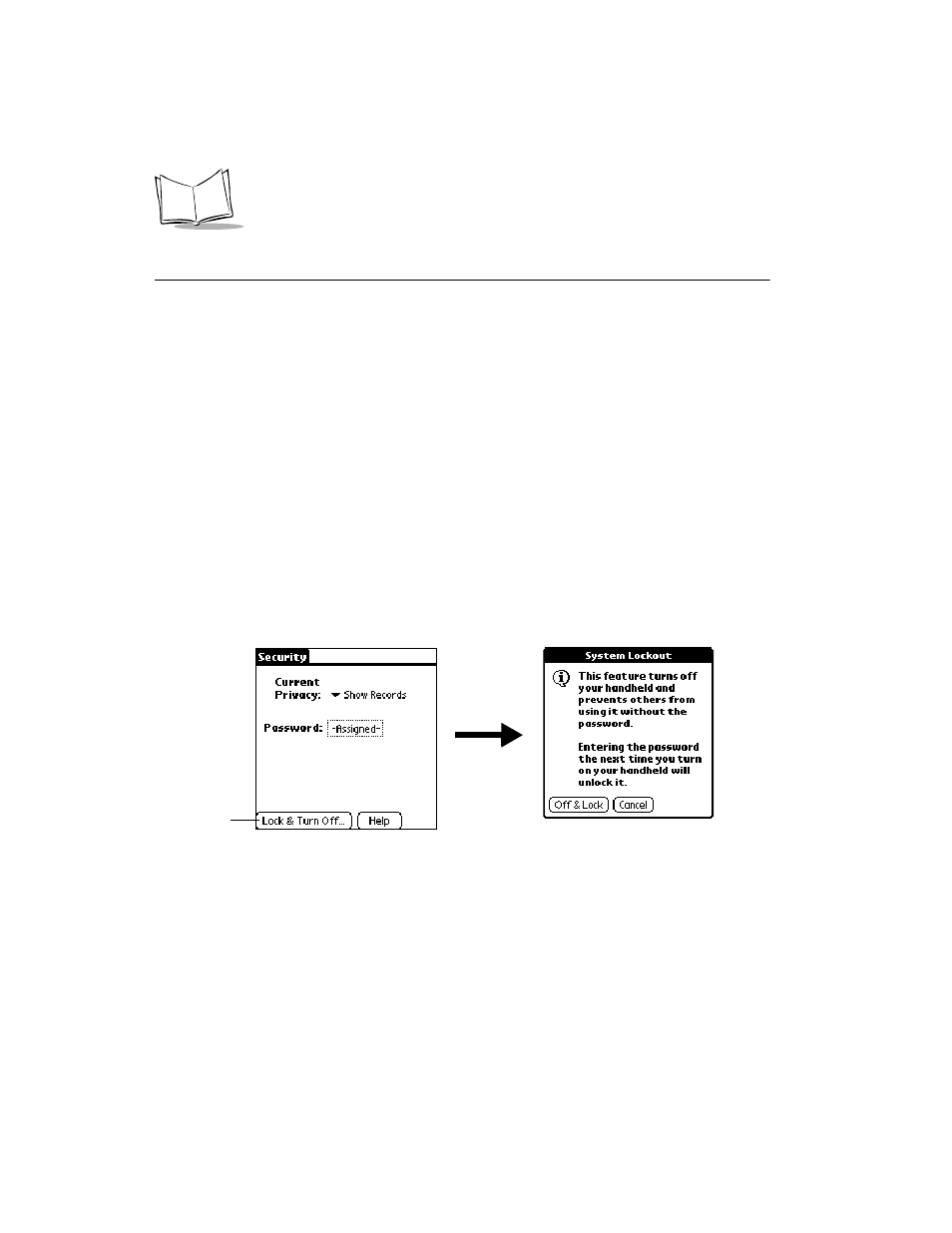 Locking your spt 1700 terminal, Locking your spt 1700 terminal -6 | Symbol Technologies SPT 1700 User Manual | Page 304 / 394