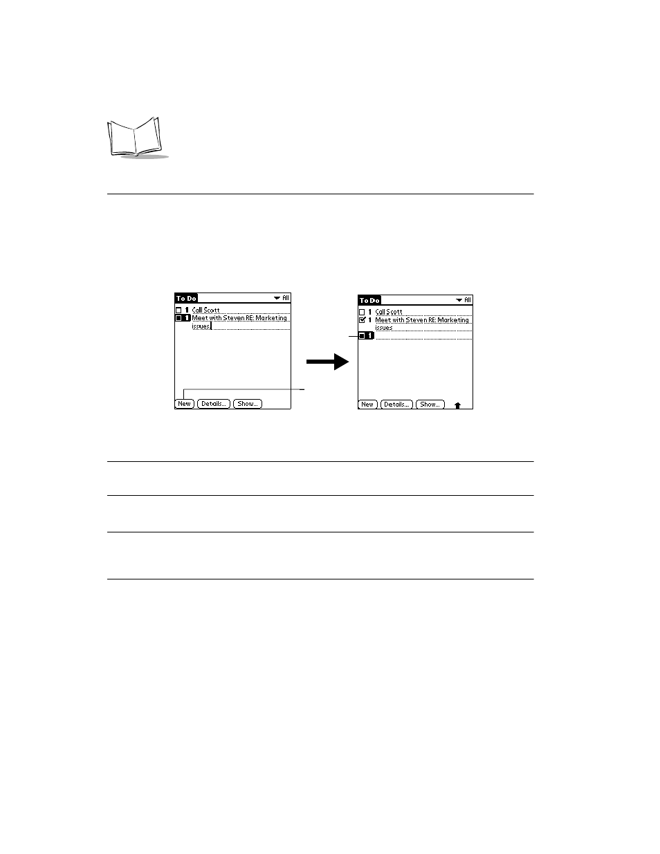 Working with to do items, Setting priority (optional), Working with to do items -4 | Setting priority (optional) -4 | Symbol Technologies SPT 1700 User Manual | Page 310 / 394