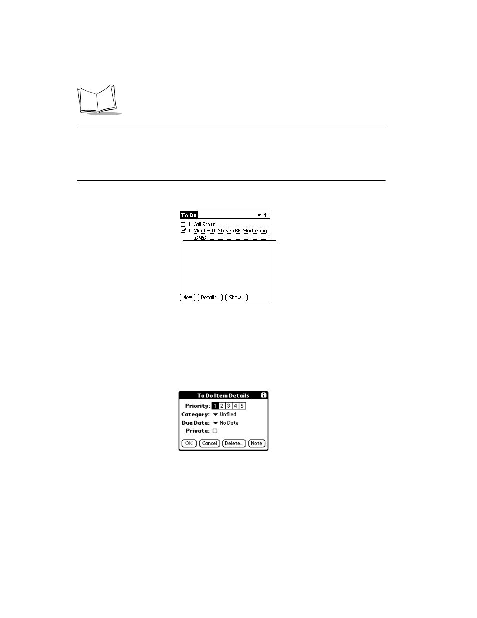 To do item details, To do item details -6 | Symbol Technologies SPT 1700 User Manual | Page 312 / 394