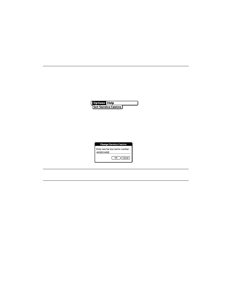 Gsmdemo menu commands, Options menu, Gsmdemo menu commands -11 | Options menu -11 | Symbol Technologies SPT 1700 User Manual | Page 339 / 394