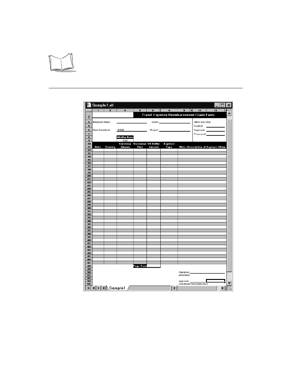 Sample 1 | Symbol Technologies SPT 1700 User Manual | Page 372 / 394