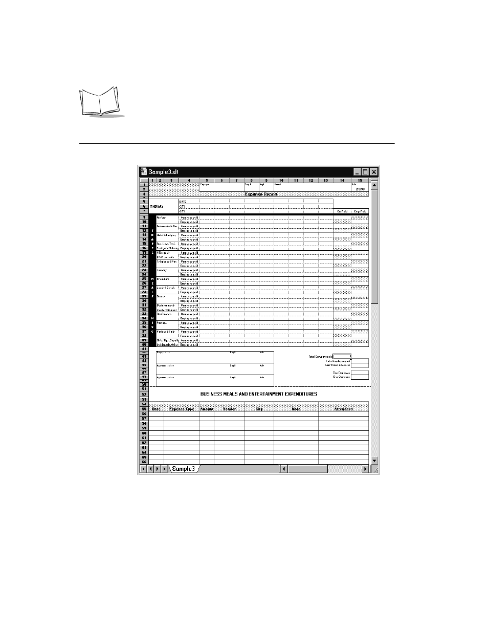 Sample 3 | Symbol Technologies SPT 1700 User Manual | Page 374 / 394