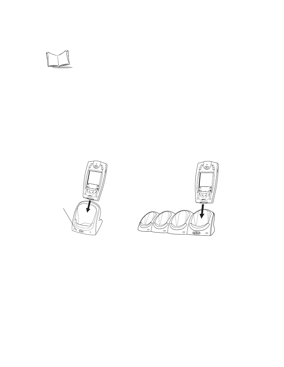 Charging the battery, Charging the battery -14 | Symbol Technologies SPT 1700 User Manual | Page 38 / 394