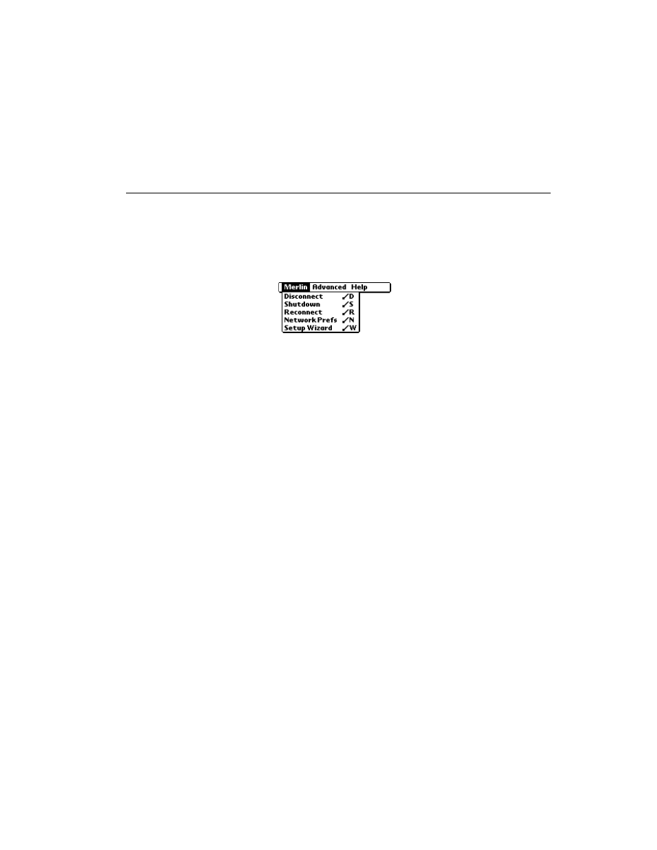 Merlin menu options, Merlin menu, Merlin menu options -15 | Merlin menu -15 | Symbol Technologies SPT 1700 User Manual | Page 65 / 394