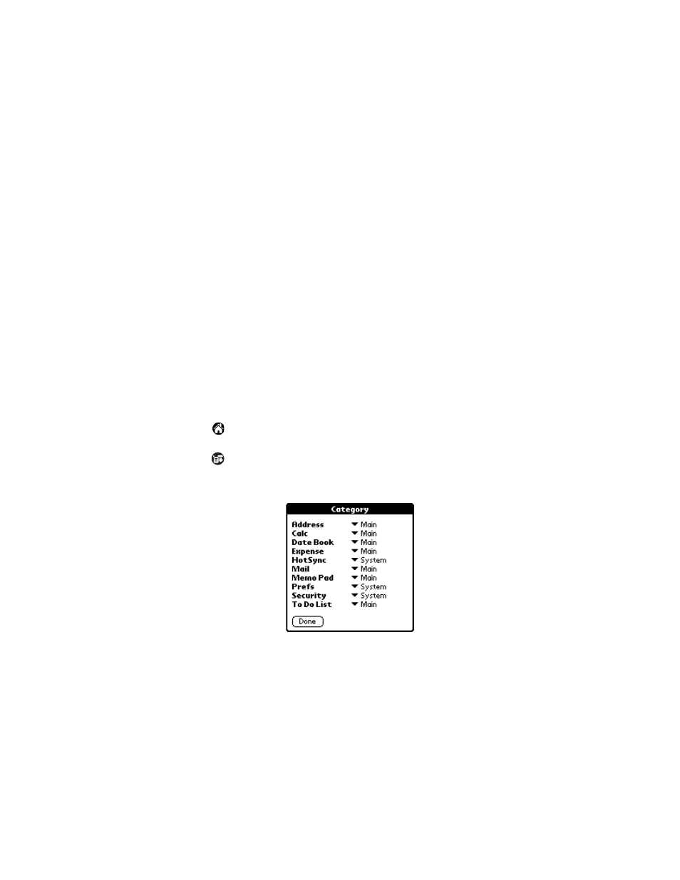 Setting preferences for applications, Displaying applications by category | Symbol Technologies SPT 1700 User Manual | Page 81 / 394