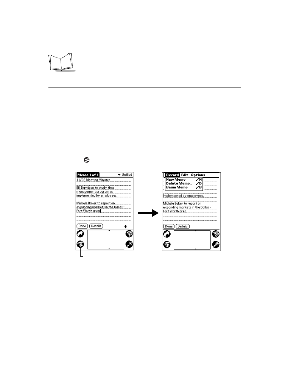 Using menus, Choosing a menu, Using menus -20 | Choosing a menu -20 | Symbol Technologies SPT 1700 User Manual | Page 96 / 394