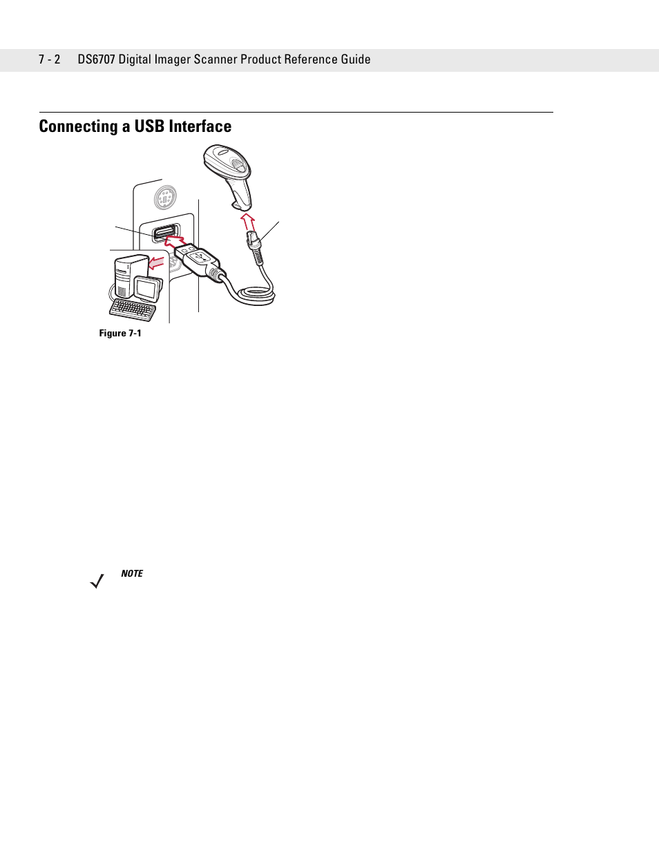 Connecting a usb interface, Connecting a usb interface -2 | Symbol Technologies DS6707 User Manual | Page 100 / 366