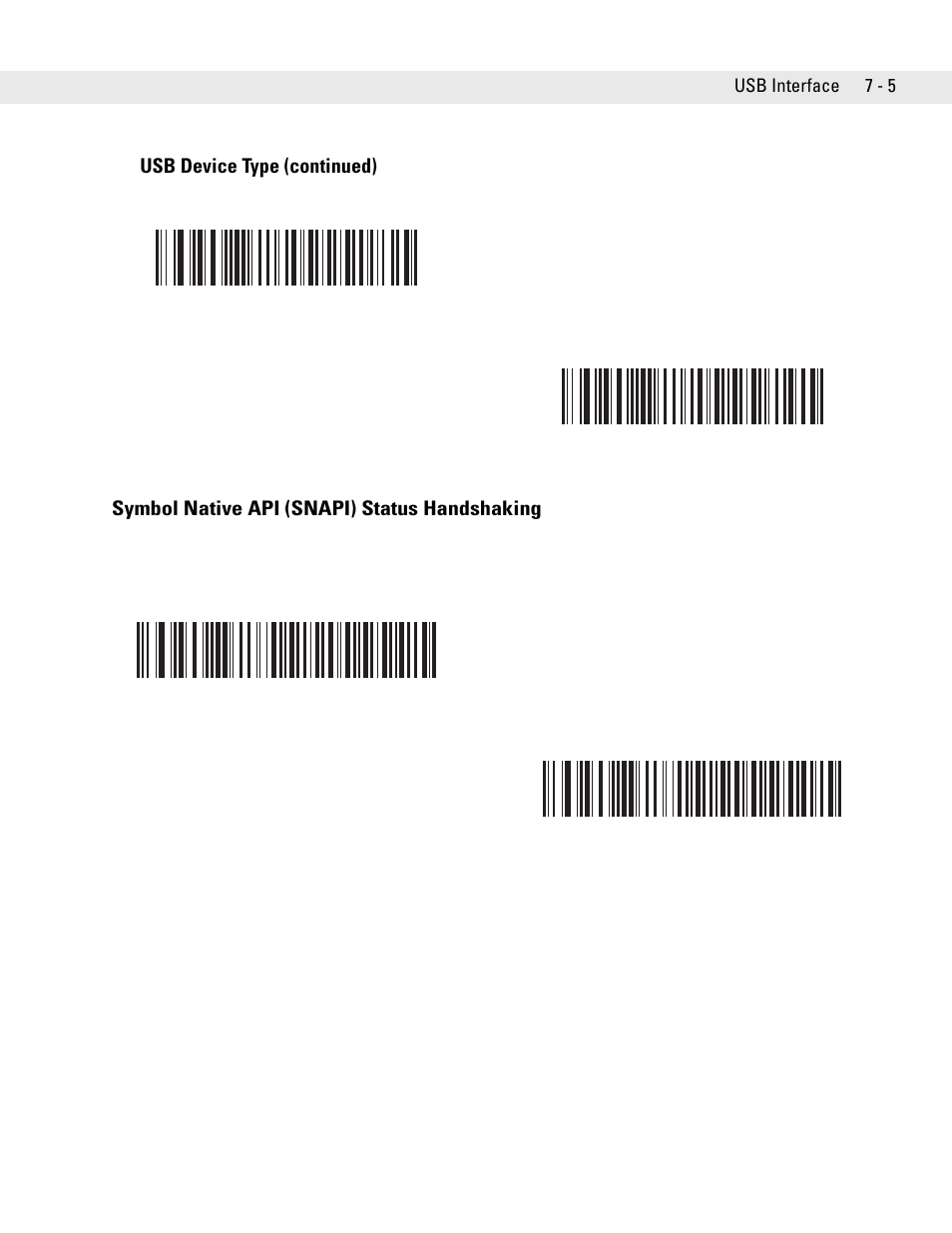 Symbol native api (snapi) status handshaking, Symbol native api (snapi) status handshaking -5 | Symbol Technologies DS6707 User Manual | Page 103 / 366