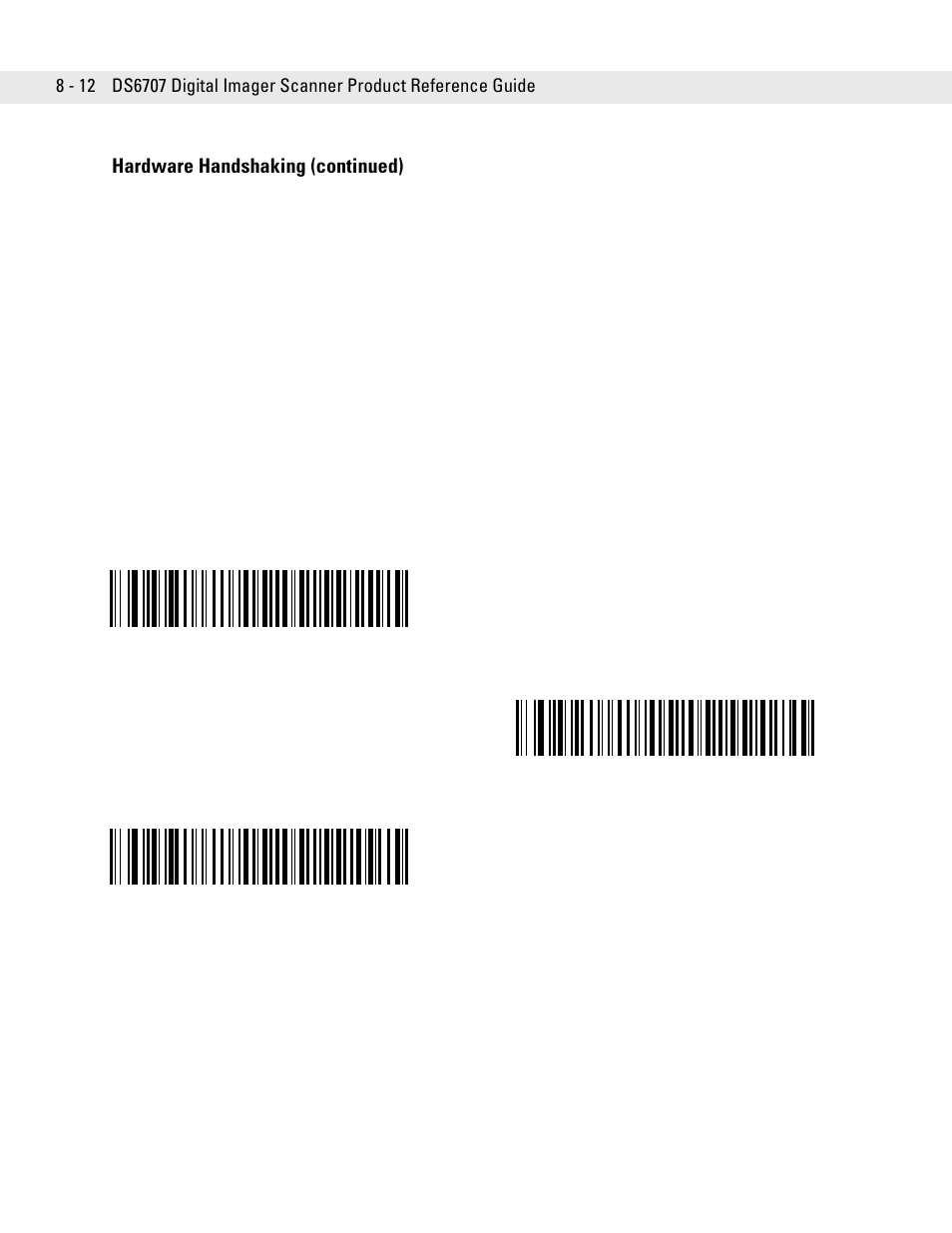 Hardware handshaking (continued) | Symbol Technologies DS6707 User Manual | Page 132 / 366