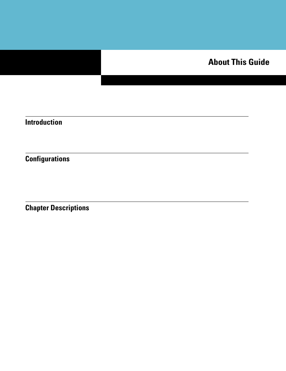 About this guide, Introduction, Configurations | Chapter descriptions | Symbol Technologies DS6707 User Manual | Page 17 / 366