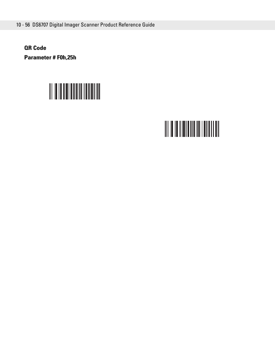 Qr code, Qr code -56 | Symbol Technologies DS6707 User Manual | Page 202 / 366
