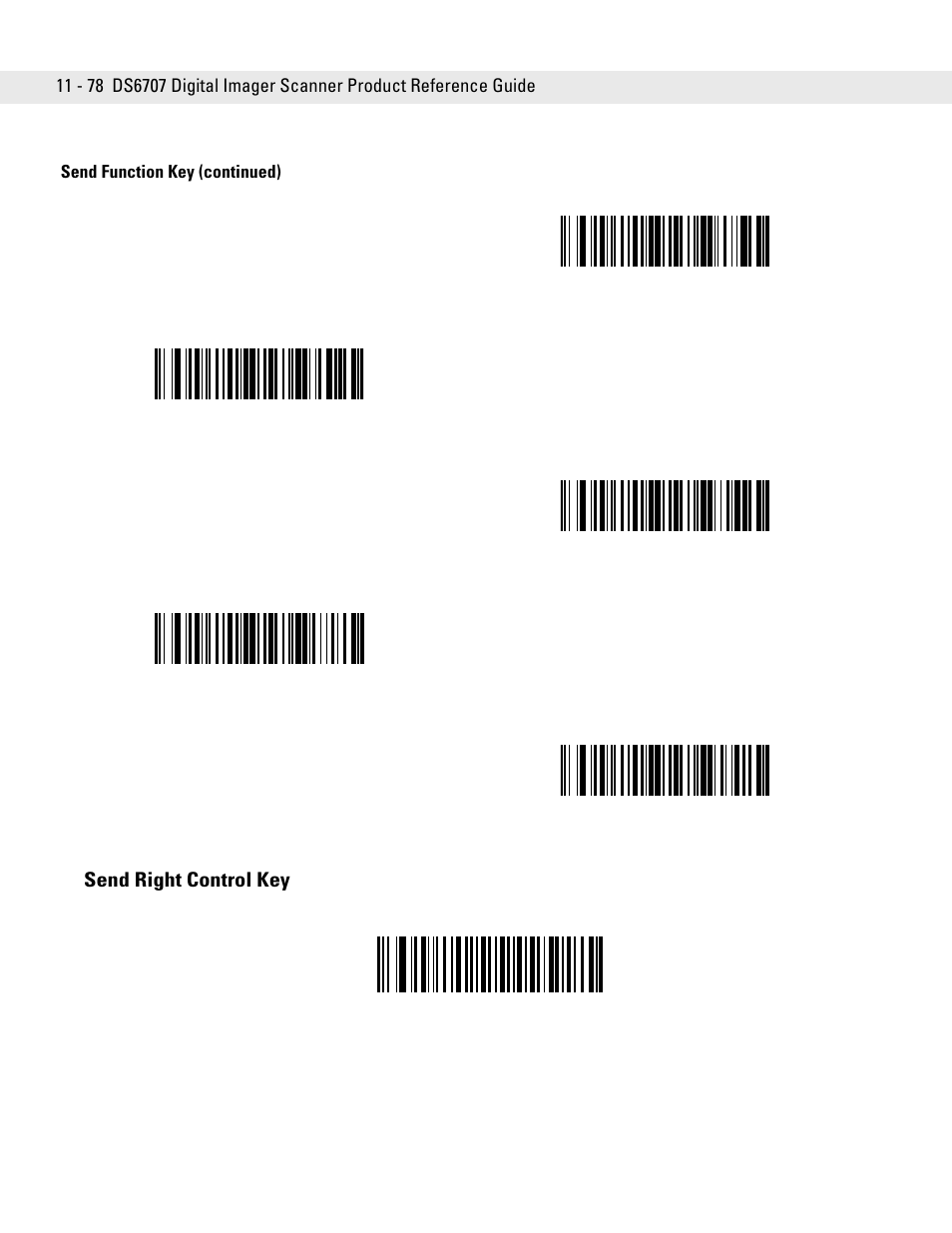 Send right control key, Send right control key -78 | Symbol Technologies DS6707 User Manual | Page 286 / 366