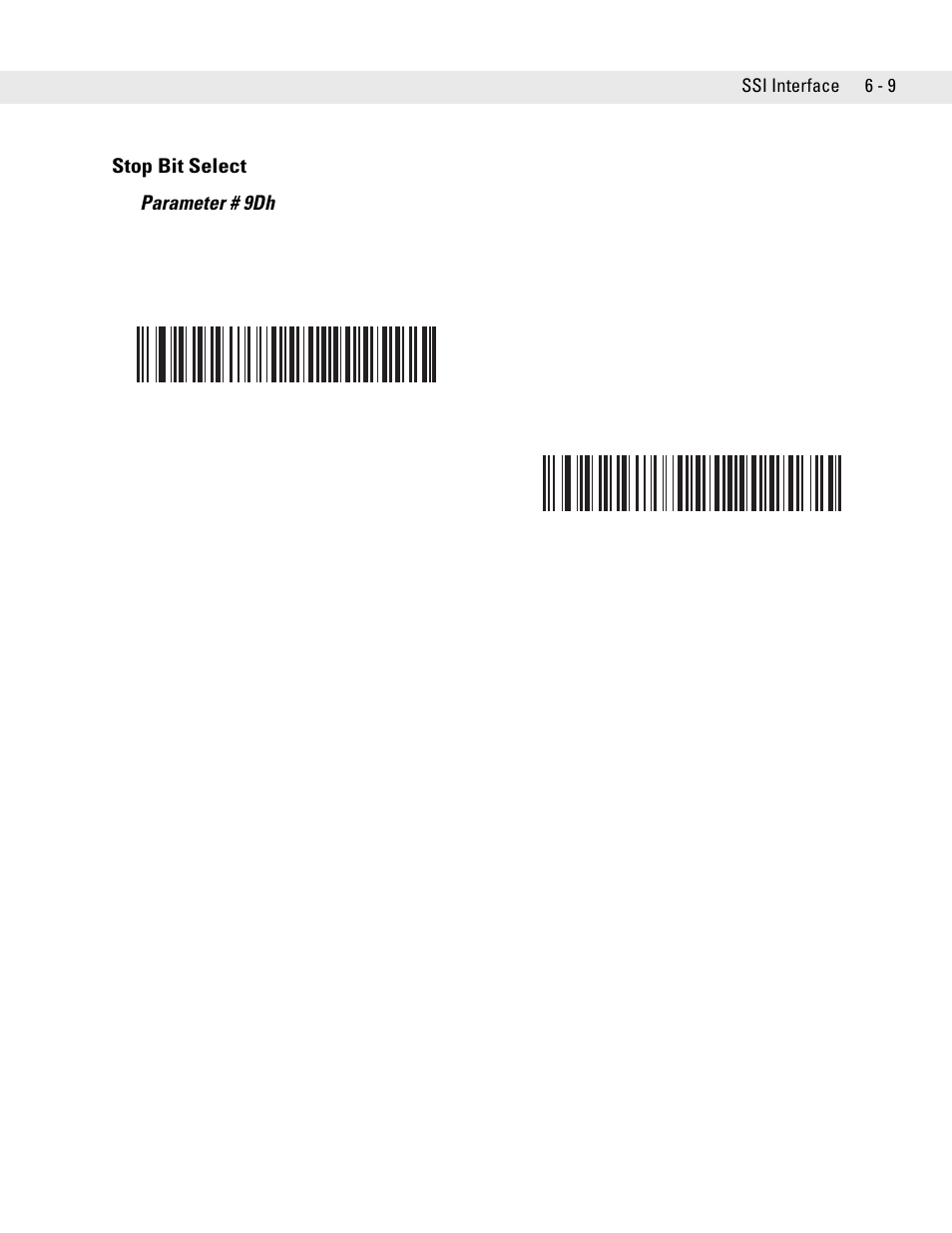 Stop bit select, Stop bit select -9 | Symbol Technologies DS6707 User Manual | Page 91 / 366