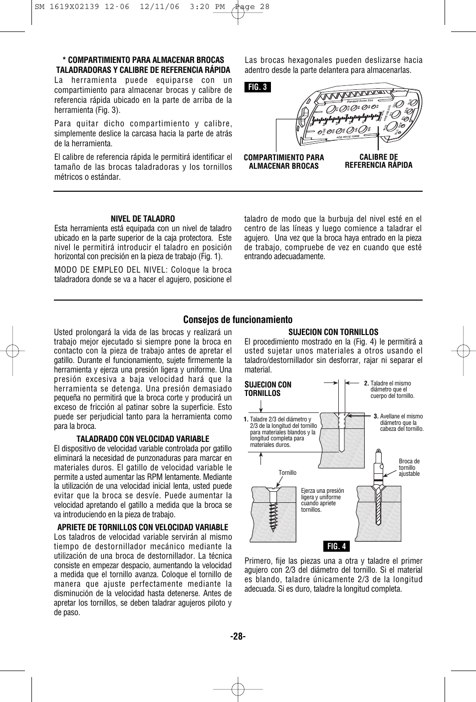 Consejos de funcionamiento | Skil 6237 User Manual | Page 28 / 32